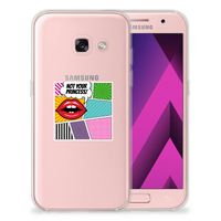 Samsung Galaxy A3 2017 Silicone Back Cover Popart Princess - thumbnail