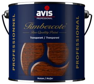 Avis Timbercote Transparant Hoogglans - Noten