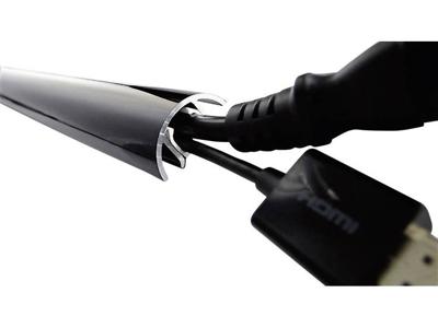 Alunovo MSC-080 Kabelgoot (l x b x h) 800 x 30 x 15 mm Zwart (glanzend) 1 stuk(s) Alunovo MSC-080 Kabelgoot (l x b x h) 800 x 30 x 15 mm Zwart (glanzend) 1 stuk(s)