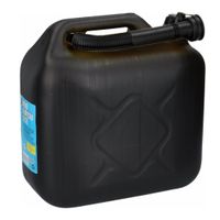 Zwarte benzine of diesel jerrycan 10 liter   - - thumbnail