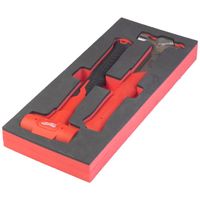Foam inlay hamers: bolkophamer 450g en terugslagvrije hamer 790g (2-delig) - 4932493254
