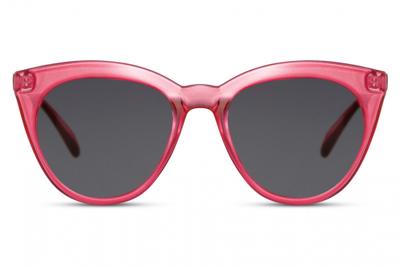 CWI zonnebril dames cateye volledig omrand cat. 3 roze/smoke CWI zonnebril dames cateye volledig omrand cat. 3 roze/smoke