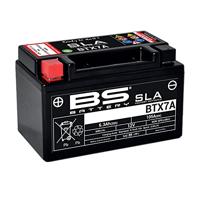 BS Battery 300672 BTX7A AGM SLA motoraccu, zwart