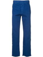 Haider Ackermann pantalon à coupe droite - Bleu