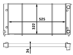 Radiateur CR340001S