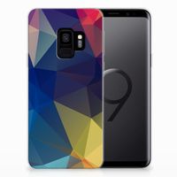 Samsung Galaxy S9 TPU Hoesje Polygon Dark - thumbnail