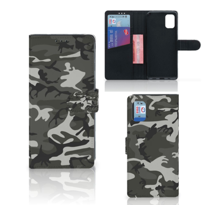Samsung Galaxy M51 Telefoon Hoesje Army Light