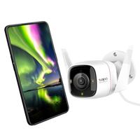 TP-Link Tapo C325WB Bewakingscamera voor buiten ColorPro nachtzicht lens met superscherm 2K hoge resolutie AI-detectie bewegingsdetectie IP66 alarmmelding tweeweg audio wit 1er-Set