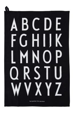 Design Letters - Classic Tea Towel - Black (10503000BLACK)
