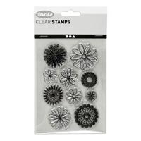 Creativ Company Silicone Stempels Bloemen, 1 Vel - thumbnail