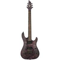 Cort KX500 Etched Deep Violet met Fishman Fluence Modern en sand blasted burl ash top