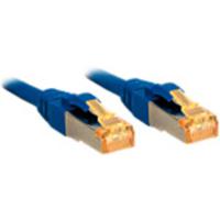 LINDY 47276 RJ45 Netwerkkabel, patchkabel CAT 6 S/FTP 0.50 m Blauw 1 stuk(s)