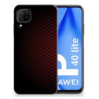 Huawei P40 Lite TPU bumper Geruit Rood