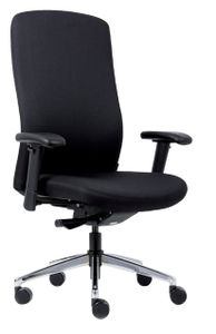 Bureaustoel Euroseats Heavy Duty zwart