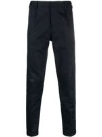 Emporio Armani pantalon en coton à coupe slim - Bleu