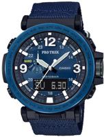 Horlogeband Casio PRG-600YB-2 Nylon/perlon Blauw 24mm - thumbnail