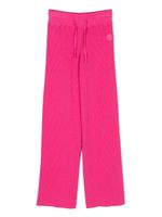 MM6 Maison Margiela Kids pantalon à lien de resserrage - Rose - thumbnail