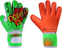 Elite keepershandschoenen Crash junior latex groen/oranje