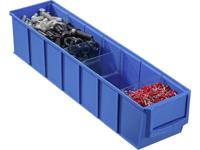 Allit 456540 Zichtbak Regal-Industriebox Gr. 400S (l x b x h) 400 x 91 x 81 mm Blauw 1 stuk(s)