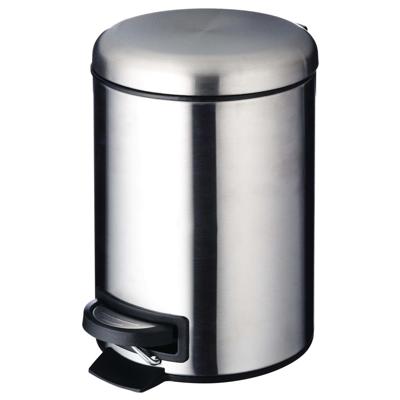 RIDDER Prullenbak Comfort 4 L chroomkleurig RIDDER Prullenbak Comfort 4 L chroomkleurig