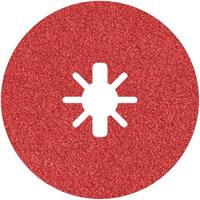 Bosch 1x PRO Metal R780 fiberschuurschijf voor X-Lock (voor Staal, Roestvrij staal, Ø 125 mm, Korrel 50, Professional Accessoires Kleine haakse slijper)