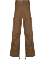 Carhartt WIP pantalon droit à poches cargo - Marron