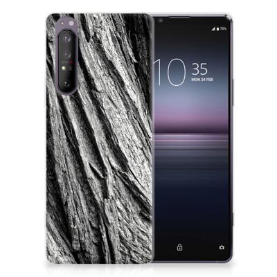 Bumper Hoesje Sony Xperia 1 II Boomschors Grijs Bumper Hoesje Sony Xperia 1 II Boomschors Grijs