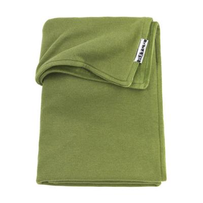 Meyco wiegdeken velvet Knit basic 75x100 cm avocado