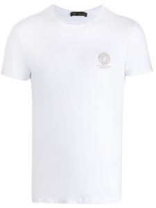 Versace t-shirt à logo poitrine Medusa - Blanc