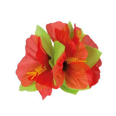 Boland Haaraccessoire Hawaii Hibiscus Dames 12 Cm Polyester Rood