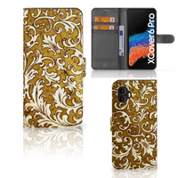 Wallet Case Samsung Galaxy Xcover 6 Pro Barok Goud - thumbnail