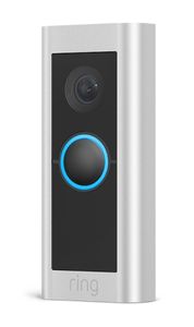 Ring Video Doorbell Pro 2 Hardwired Nikkel, Gesatineerd staal