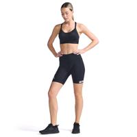 2XU Core 7 inch tri shorts zwart/wit dames S - thumbnail