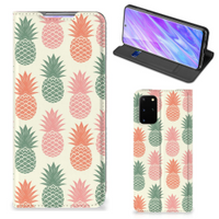 Samsung Galaxy S20 Plus Flip Style Cover Ananas