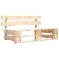 Tuinbank pallet hout - thumbnail