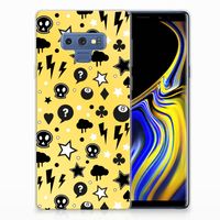 Silicone Back Case Samsung Galaxy Note 9 Punk Geel