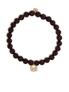 Sydney Evan bracelet en or 14ct serti de rubis - Rouge