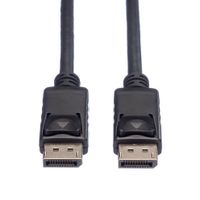 ROLINE GREEN DisplayPort Kabel, DP M/M, , zwart, 2 m - thumbnail