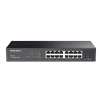 TP-Link Mercusys MS116GS Gigabit Switch 16 poorten, desktop- of rekmontage, plug & play, verkeersprioriteit, looppreventie, isolatiemodus, stille werking, metalen behuizing