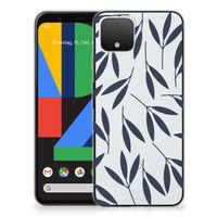 Google Pixel 4 TPU Case Leaves Blue - thumbnail