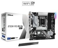 ASRock B760M Pro RS/D4 WiFi Moederbord Socket Intel 1700 Vormfactor Micro-ATX Moederbord chipset Intel® B760 - thumbnail