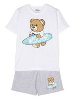 Moschino Kids ensemble à motif Teddy Bear - Blanc - thumbnail