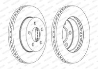 Remschijf DDF1184C - thumbnail