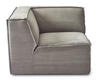 Rivièra Maison Modulaire Bank 'The Jagger' Corner, Cotton, kleur Stone