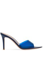 Gianvito Rossi mules Elle 85 mm à bout pointu - Bleu