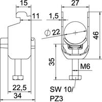 OBO Bettermann 1187214 Beugelklem 1 stuk(s)