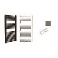 Designradiator Sanicare RVS Look Inclusief Ophanging Midden Aansluiting Recht 120x45 cm Sanicare - thumbnail