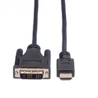 ROLINE 11.04.5516 video kabel adapter 1,5 m HDMI Type A (Standaard) DVI-D Zwart - thumbnail