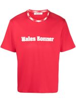 Wales Bonner t-shirt à logo appliqué - Rouge - thumbnail