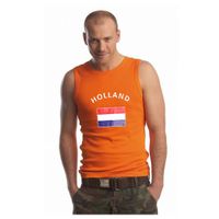 Heren singlet met de Hollandse vlag 2XL  -